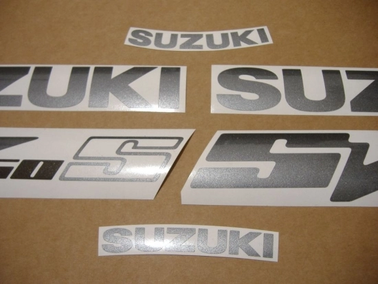 Suzuki SV 650S 2003 with Silver Replica Decal