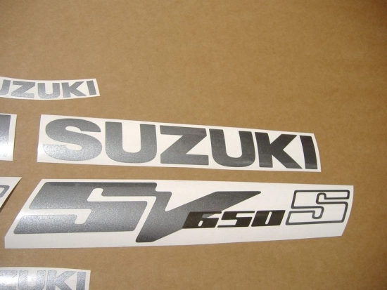 Suzuki SV 650S 2003 - Silver - Sticker-Decals