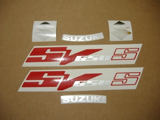 Restoration Sticker for Suzuki SV 650S 2004 in Black