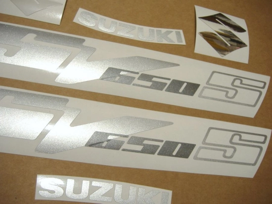 Suzuki SV 650S 2004 - Blue - Sticker-Decals