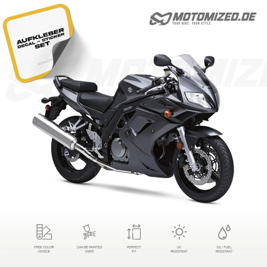 Suzuki SV 650S 2007 with Titanium Motorcycle Decals