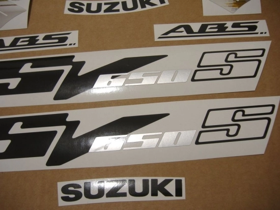 Suzuki SV 650S 2007 with Titanium Replica Decal