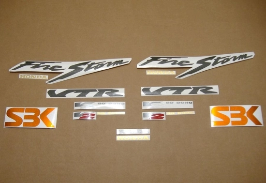 Honda VTR 1000F 1998 mit Rot Motorrad Dekor