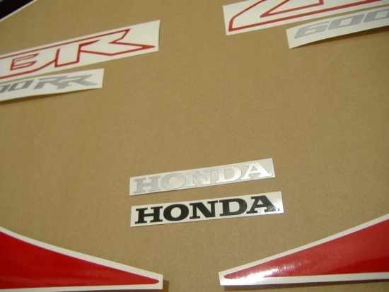 Honda CBR 600RR 2009 - Black/Red - Sticker-Decals