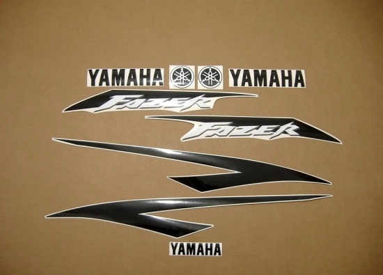 Restoration Sticker for Yamaha FZS600 Fazer 2002 in Silver