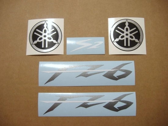 Restoration Sticker for Yamaha FZ6 S2 2007 in Titaniumgrey