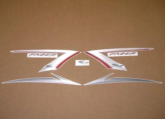 Yamaha FZ6 Fazer S2 2007 mit Schwarz Motorrad Dekor