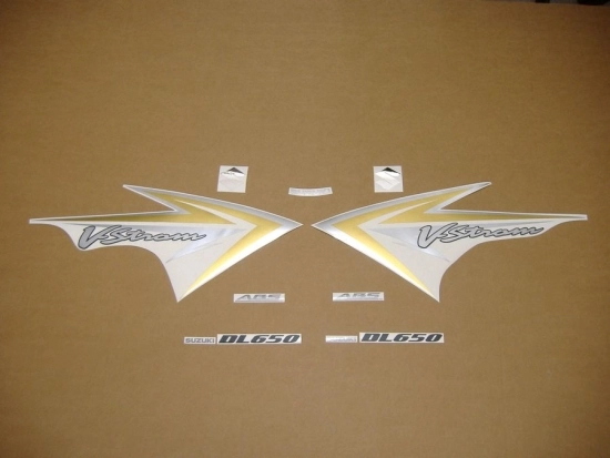 Restoration Sticker for Suzuki DL650 V-STROM 2010 in White