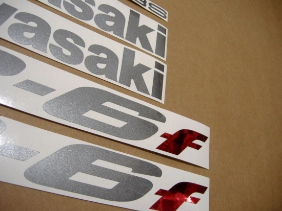 Kawasaki ER-6F 2008 - Black - Sticker-Decals
