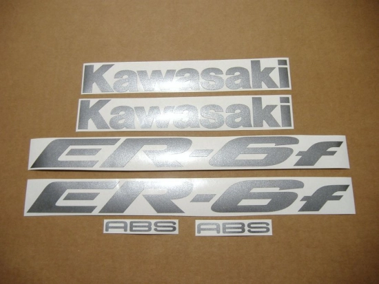 Kawasaki ER-6F 2007 - Blue - Sticker-Decals