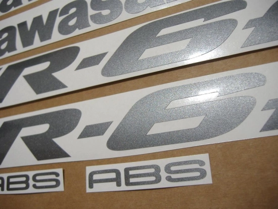 Kawasaki ER-6F 2007 - Blue - Sticker-Decals