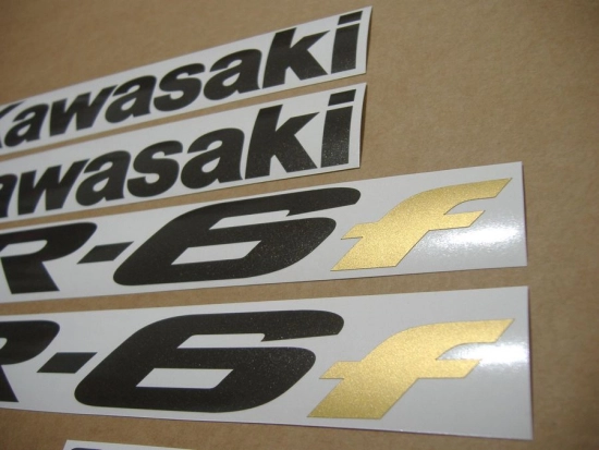 Kawasaki ER-6F 2007 - Silver - Sticker-Decals