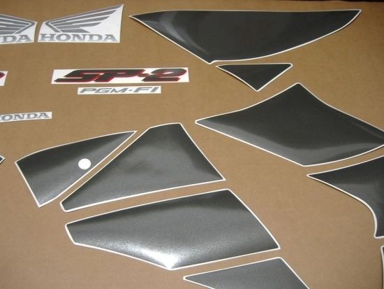 Honda VTR 1000 2005 - Black/Grey - Sticker-Decals