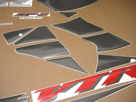 Honda VTR 1000 2005 - Black/Grey - Sticker-Decals