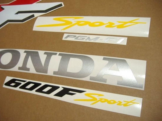 Honda CBR 600 F4 Sport 2001 - Red/Black - Sticker-Decals