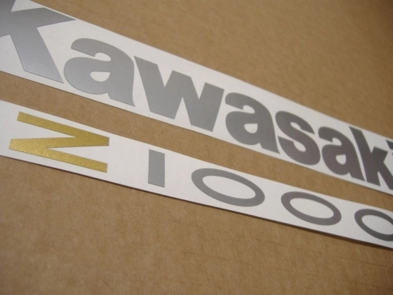 Kawasaki Z1000 2005 - Blue - Sticker-Decals
