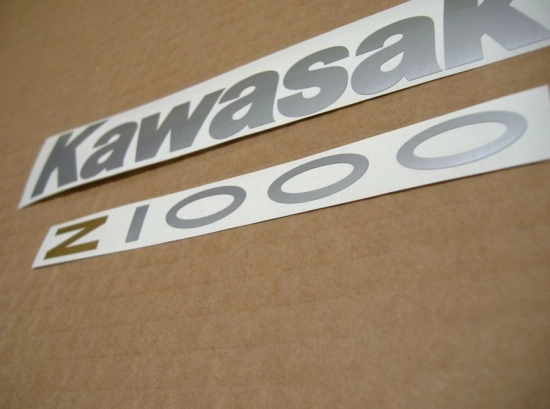 Kawasaki Z1000 2005 - Blue - Sticker-Decals
