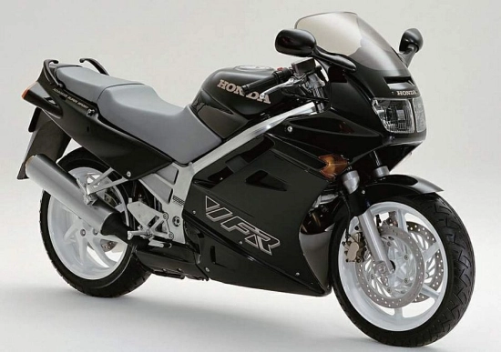 Honda VFR 750 RC36 1992 with Black Motorcycle Decals