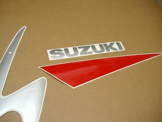 Suzuki GSX-R 1000 2001 - Red/Black/Silver - Sticker-Decals