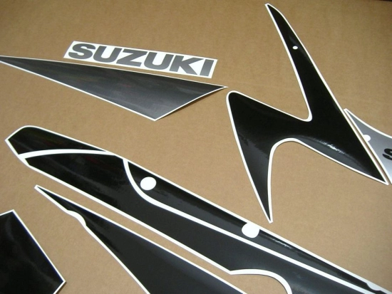 Suzuki GSX-R 1000 2001 - Silver/Black - Sticker-Decals
