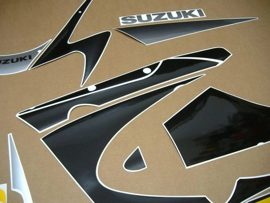 Suzuki GSX-R 1000 2001 - Silver/Black - Sticker-Decals