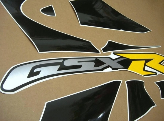 Suzuki GSX-R 1000 2001 - Silver/Black - Sticker-Decals