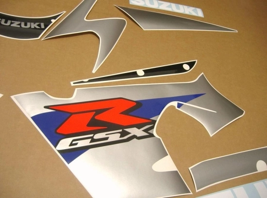 Suzuki GSX-R 1000 2002 - Blue/Black/Silver - Sticker-Decals