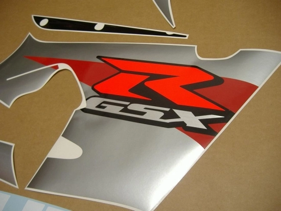 Suzuki GSX-R 1000 2002 - Red/Black/Silver - Sticker-Decals