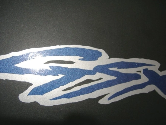 Suzuki GSX-R 750 1995 - White/Blue - Sticker-Decals