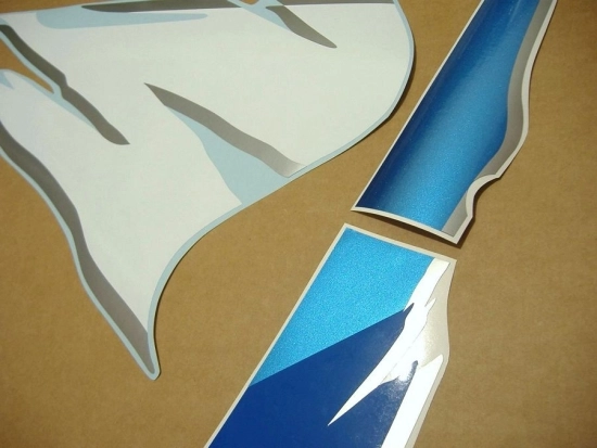 Suzuki GSX-R 750 1995 - White/Blue - Sticker-Decals