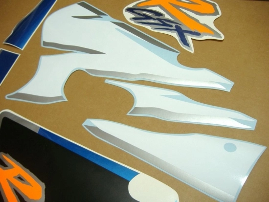Suzuki GSX-R 750 1995 - White/Blue - Sticker-Decals