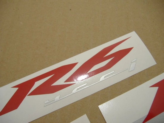 Yamaha YZF-R6 2008 - Black - Sticker-Decals