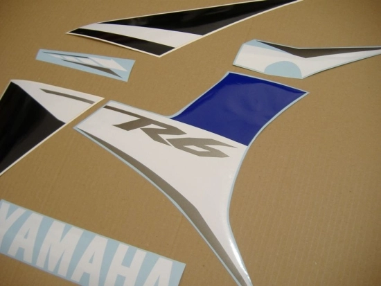 Yamaha YZF-R6 2008 - Blue AU - Sticker-Decals