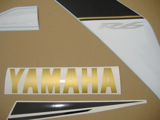 Yamaha YZF-R6 2008 - Blau - Aufkleber-Dekor