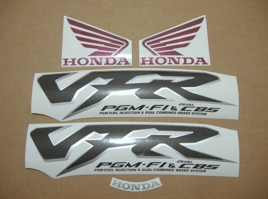 Restoration Sticker for Honda VFR 800i 1998 in Red EU