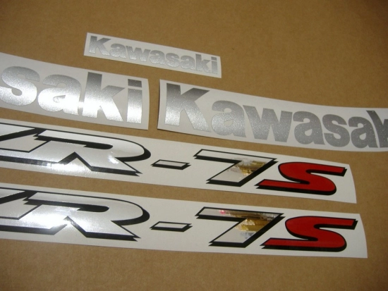 Kawasaki ZR-7S 2002 - Blue - Sticker-Decals