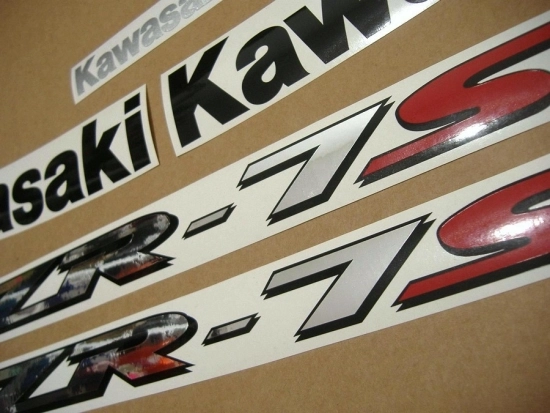 Kawasaki ZR-7S 2003 - Silver - Sticker-Decals