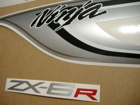 Kawasaki ZX-6R 2011 - Blau - Aufkleber-Dekor