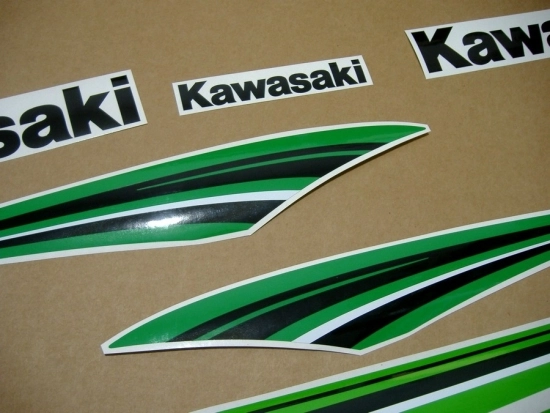 Kawasaki ZX-6R 2011 - Grün - Aufkleber-Dekor