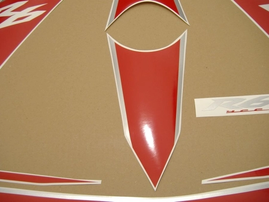 Yamaha YZF-R6 2008 - Weiß/Rot - Aufkleber-Dekor