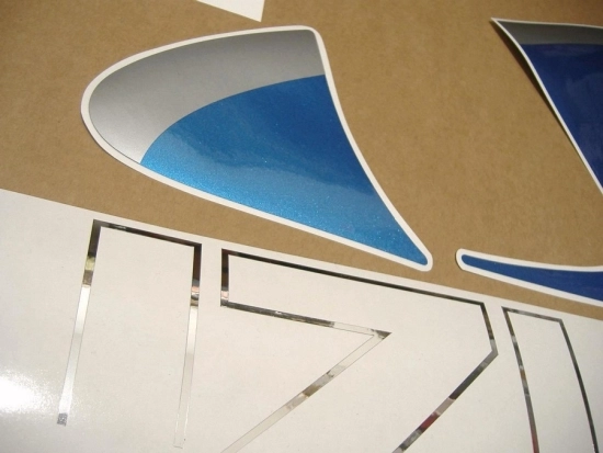 Replica Dekor für Suzuki GSX-R 600 2000 in Blau/Schwarz