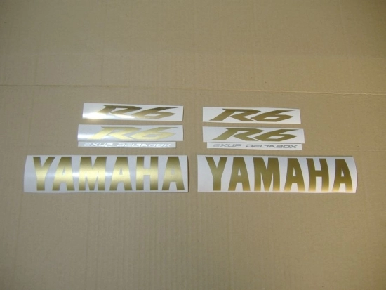 Yamaha YZF-R6 2009 mit Schwarz Motorrad Dekor