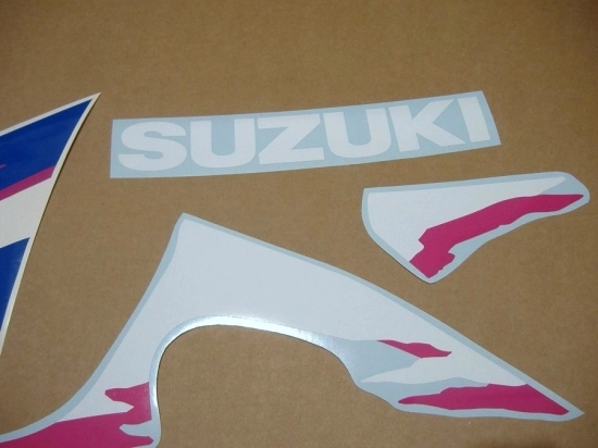 Suzuki GSX-R 750 1994 - Weiß/Blau - Aufkleber-Dekor
