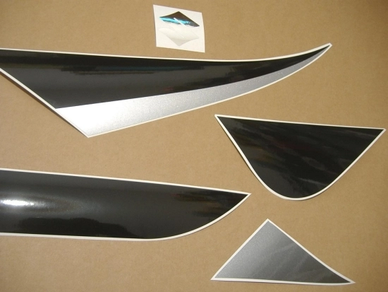 Suzuki Hayabusa 2005 - Titangrau/Schwarz - Aufkleber-Dekor