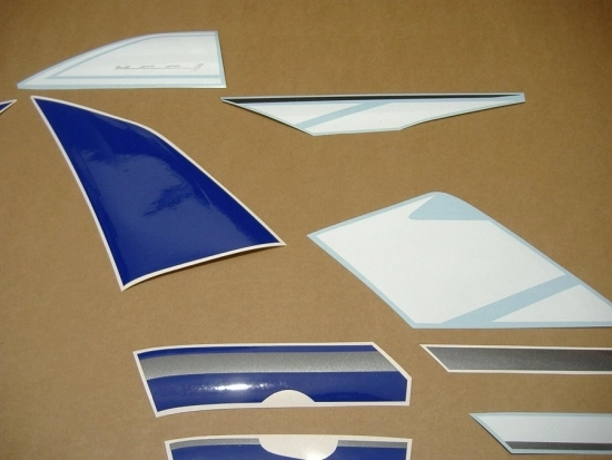 Yamaha YZF-R6 2010 - Blue/White - Sticker-Decals