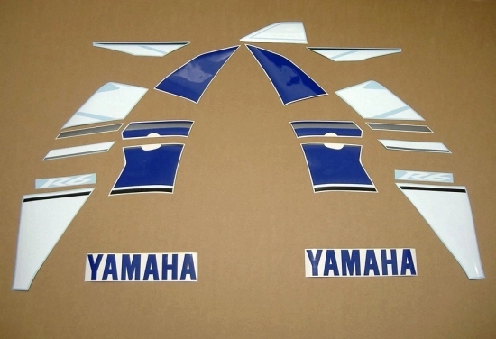 Yamaha YZF-R6 2010 - Blue/White - Sticker-Decals