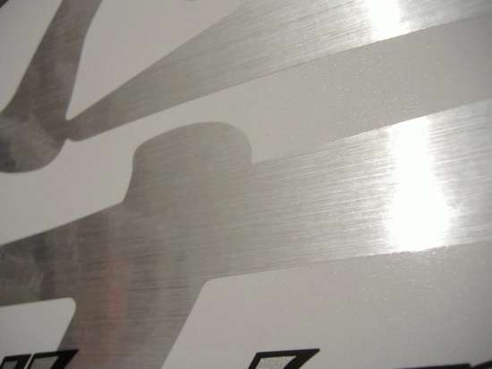 Restauration Aufkleber-Set für Suzuki Hayabusa 1999-2007 in Silber-Gebürstet