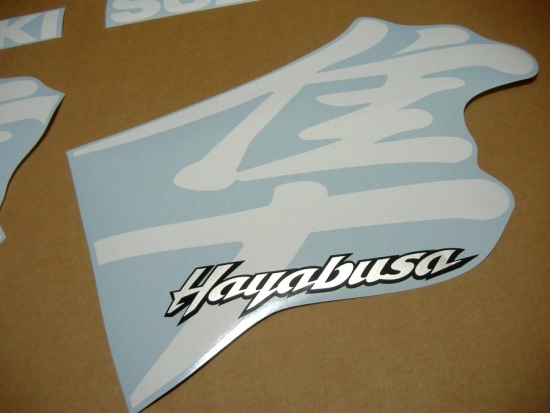 Suzuki Hayabusa 1999-2007 mit Weiß Motorrad Dekor