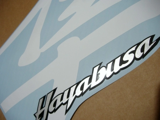 Restauration Aufkleber-Set für Suzuki Hayabusa 1999-2007 in Weiß