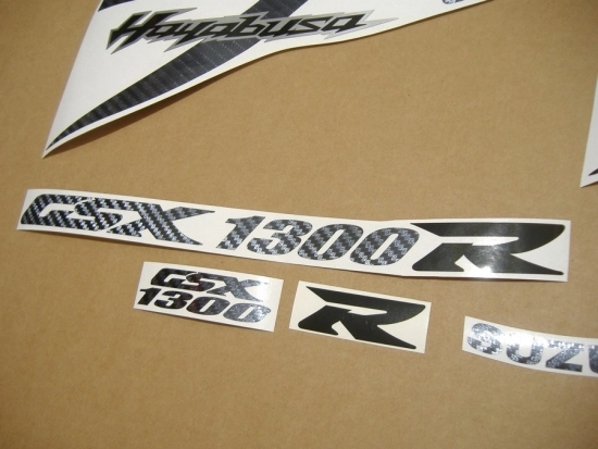 Restauration Aufkleber-Set für Suzuki Hayabusa 2008-2019 in Carbon